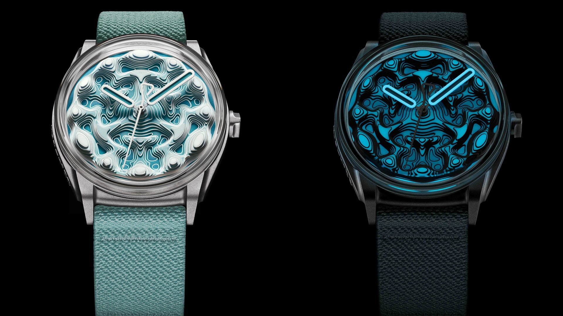kollokium Projekt 02 (K, P–n°02) Variant C. Non lume and lume view.