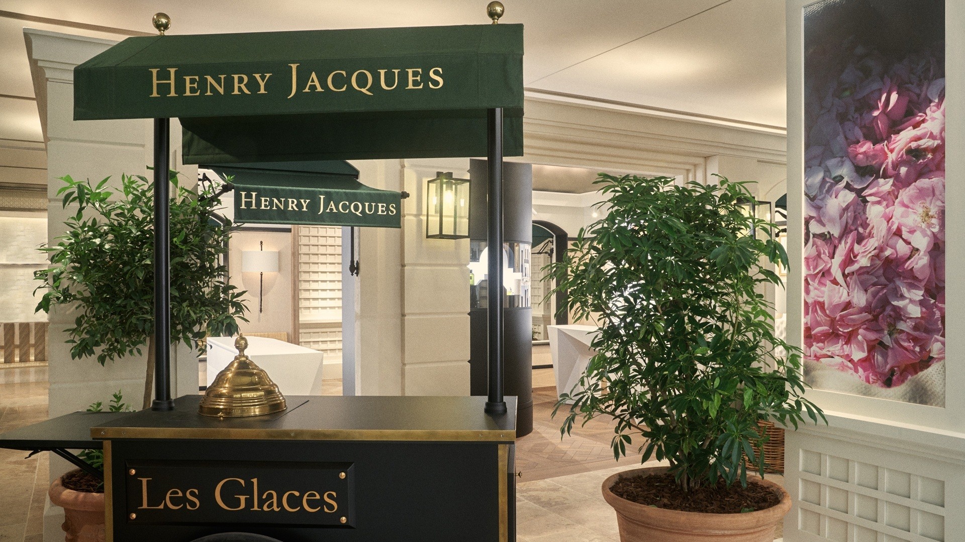 A shot of the Henry Jacques Pop-Up, called Maison Ephemere, at Samaritaine