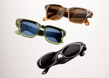 Three frames and lenses available for Meta Glasses