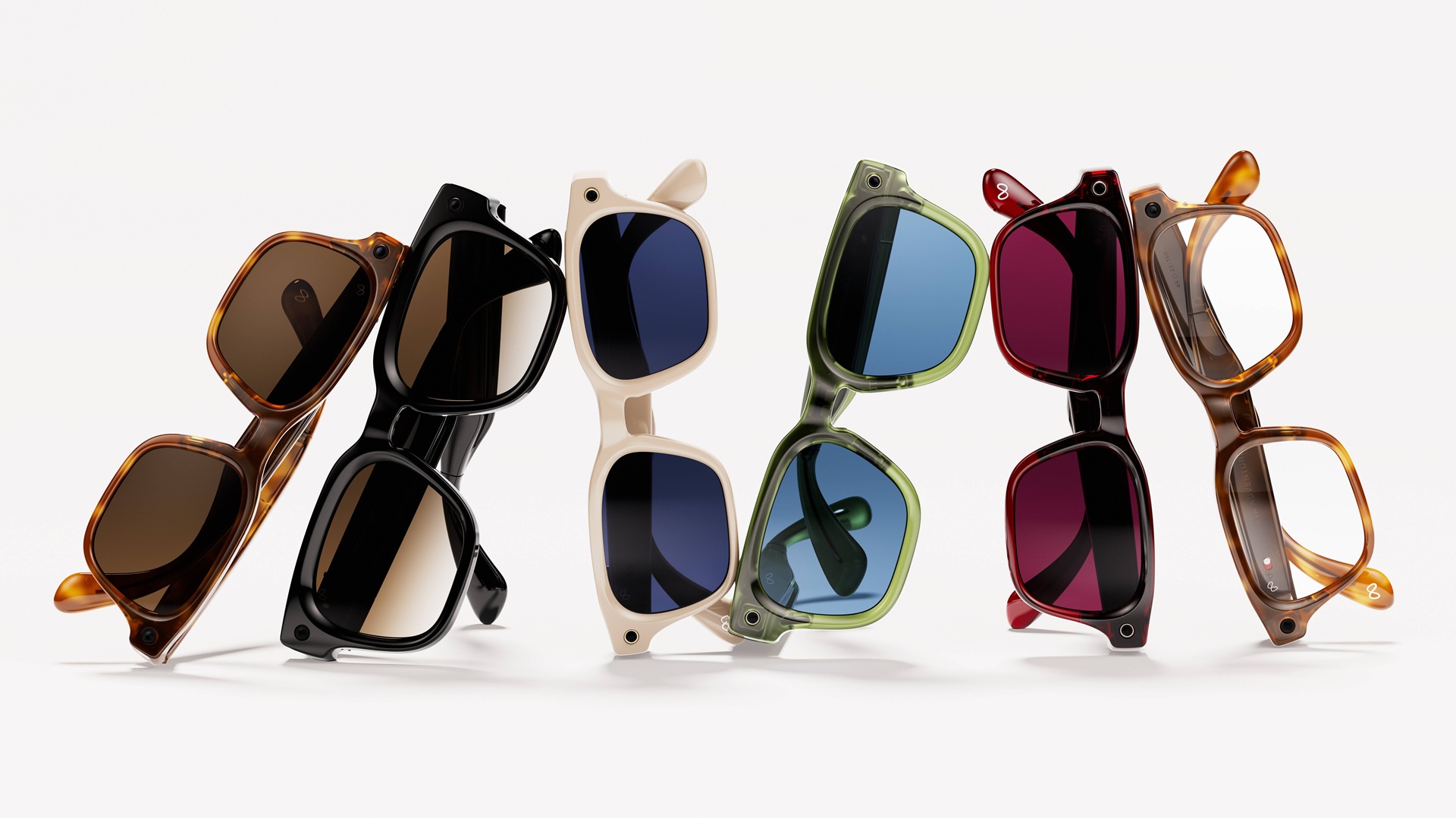 A range of Meta Glasses frames and lenses