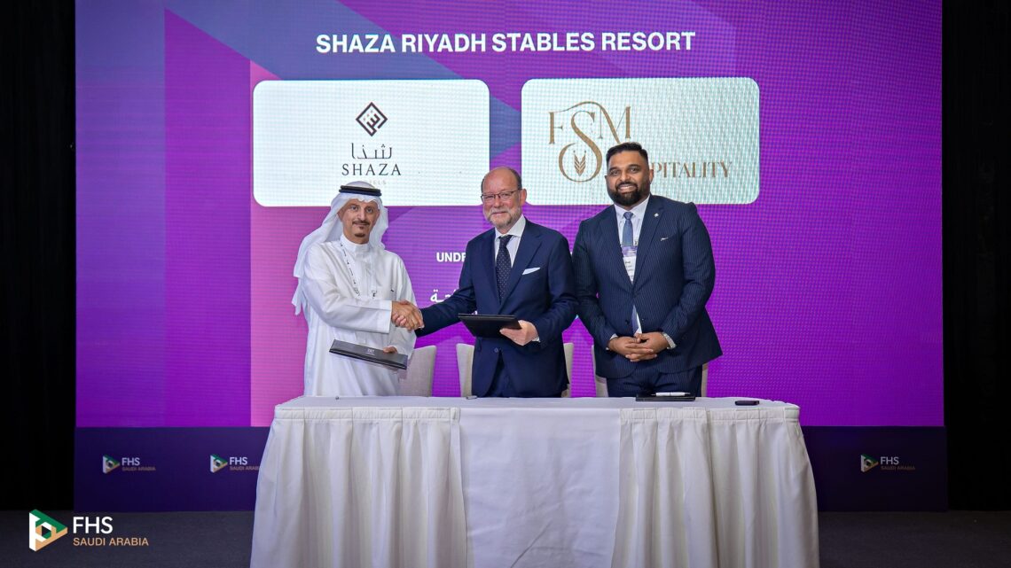 Hotel Management Agreement signing ceremony between Shaza Hotels and FSM Hospitality Company for Shaza Riyadh Stables Resort