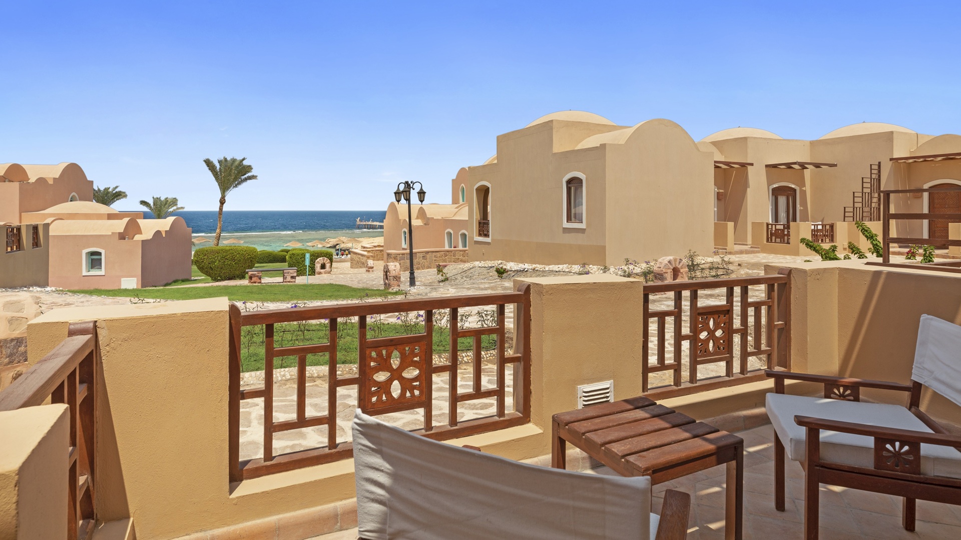 An image of the view from the Terrace with the Premium Room at the Swissôtel Resort El Quseir in Egypt
