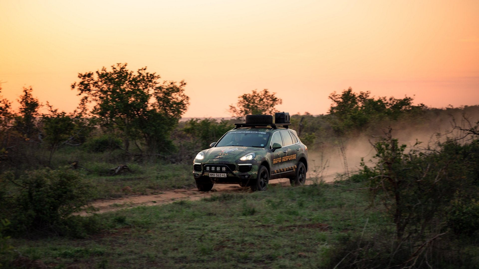 Porsche Cayenne Donated To The Black Mambas In Africa