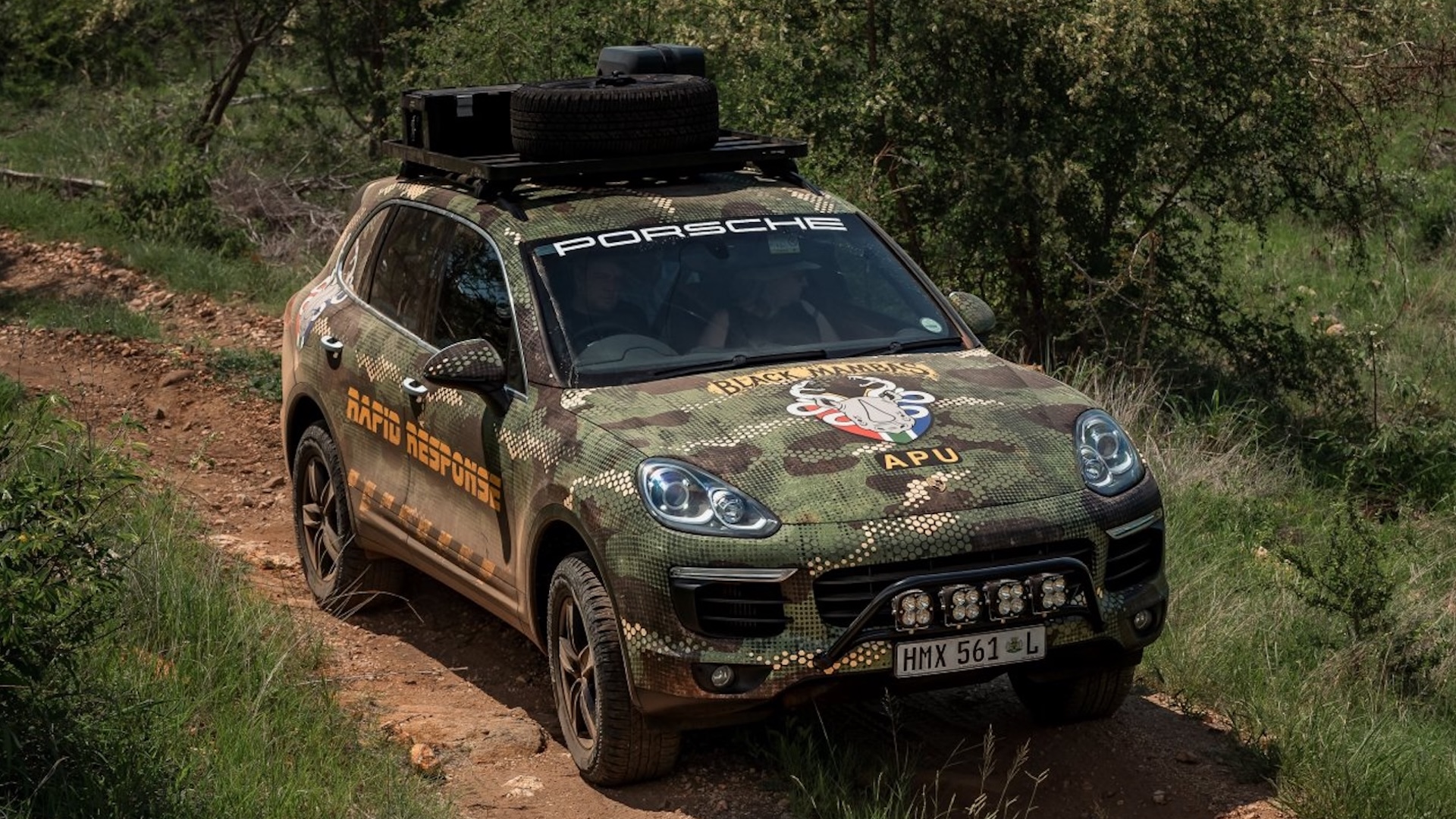 Porsche Cayenne Donated To The Black Mambas In Africa