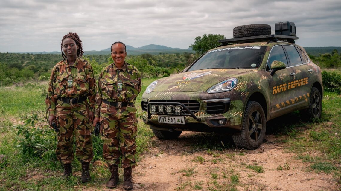 Porsche Cayenne Donated To The Black Mambas In Africa