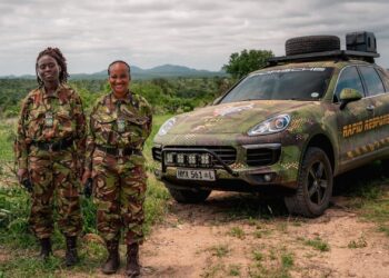 Porsche Cayenne Donated To The Black Mambas In Africa