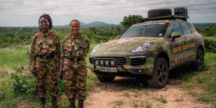 Porsche Cayenne Donated To The Black Mambas In Africa