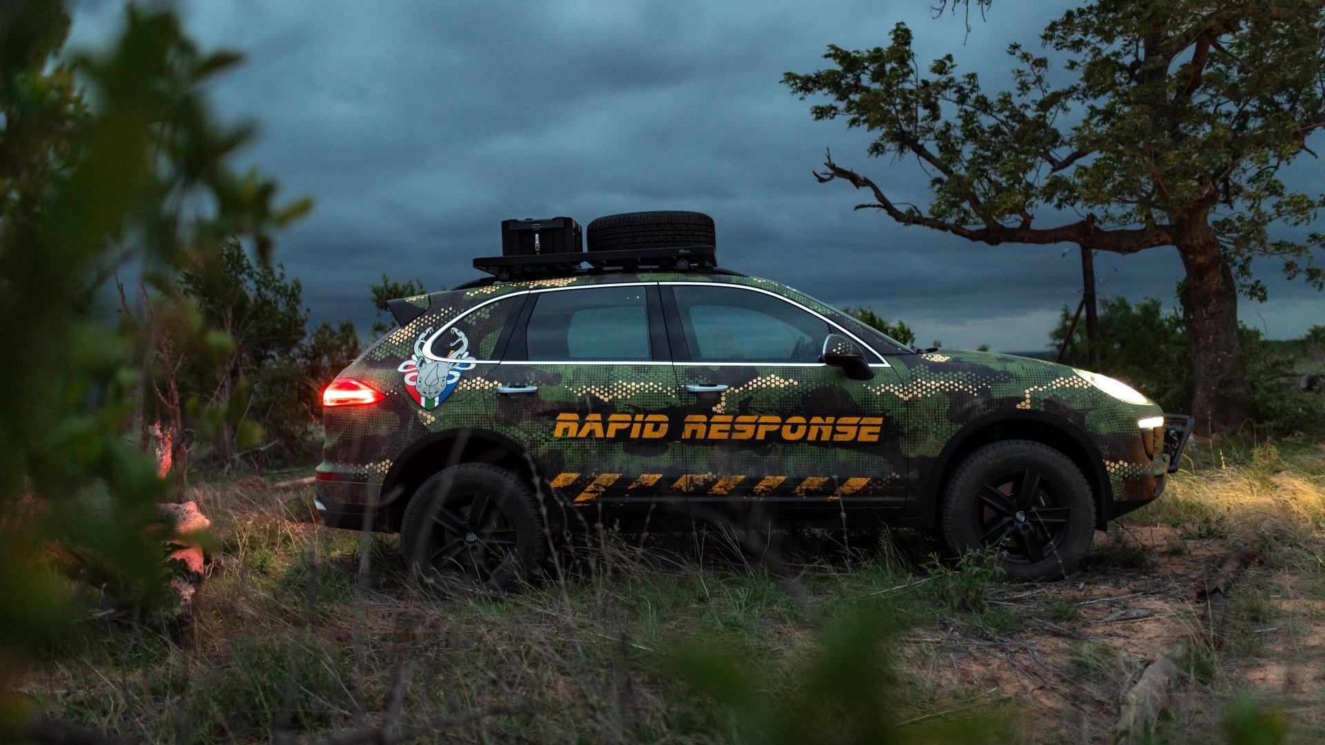 Porsche Cayenne Donated To The Black Mambas In Africa