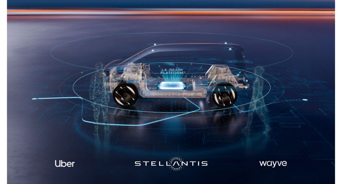 Stellantis, Wayve, and Uber Agree on Developing and Deploying Level 4 Robotaxis Globally