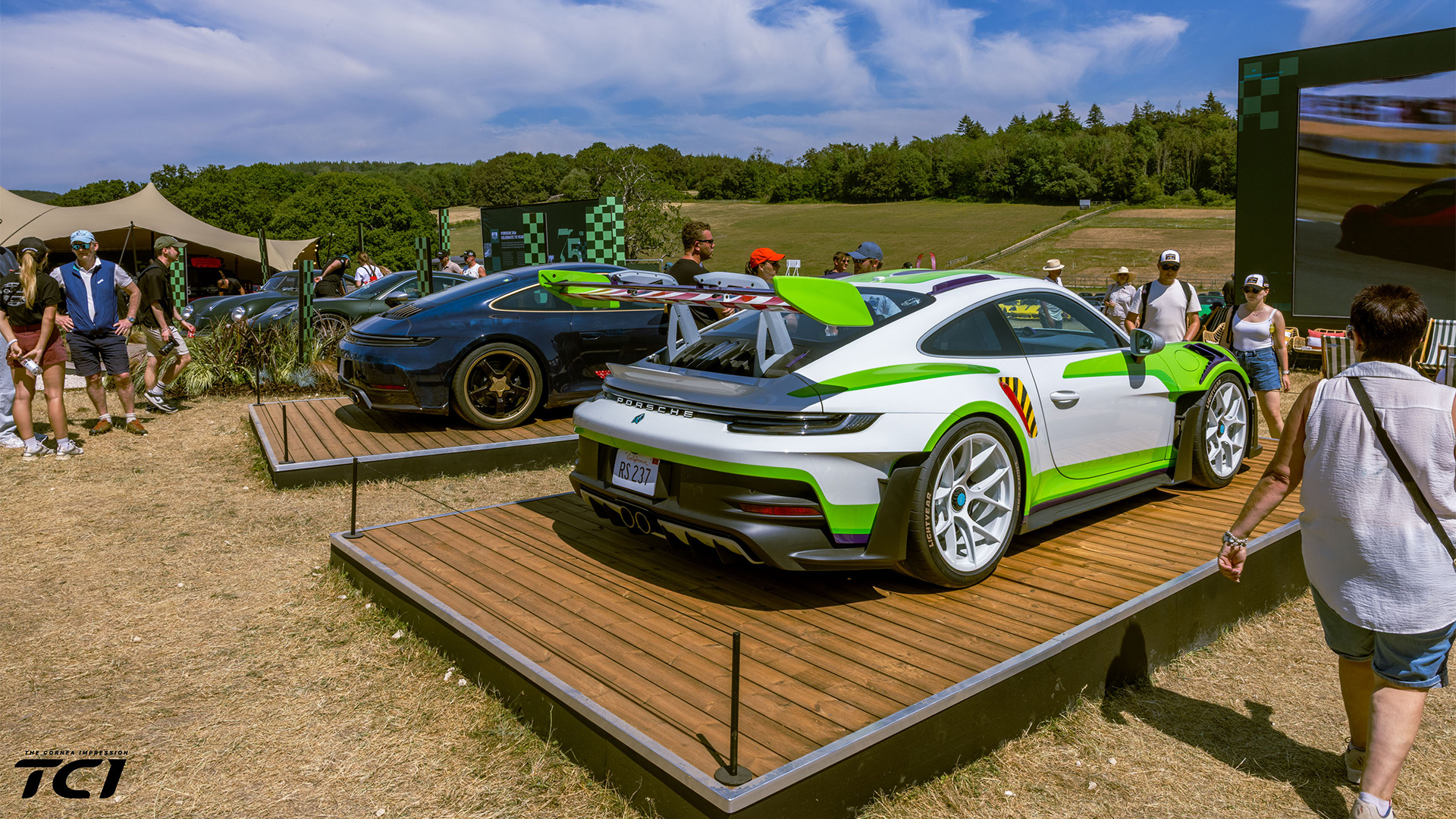 Porsche 911 Woody and Porsche GT3RS Buzz LightYear at the Goodwood Festival of Speed 2026
