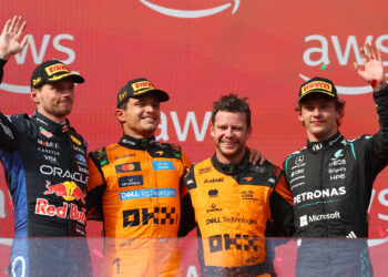 2026 Hungarian GP Podium. Source - Red Bull Content Pool