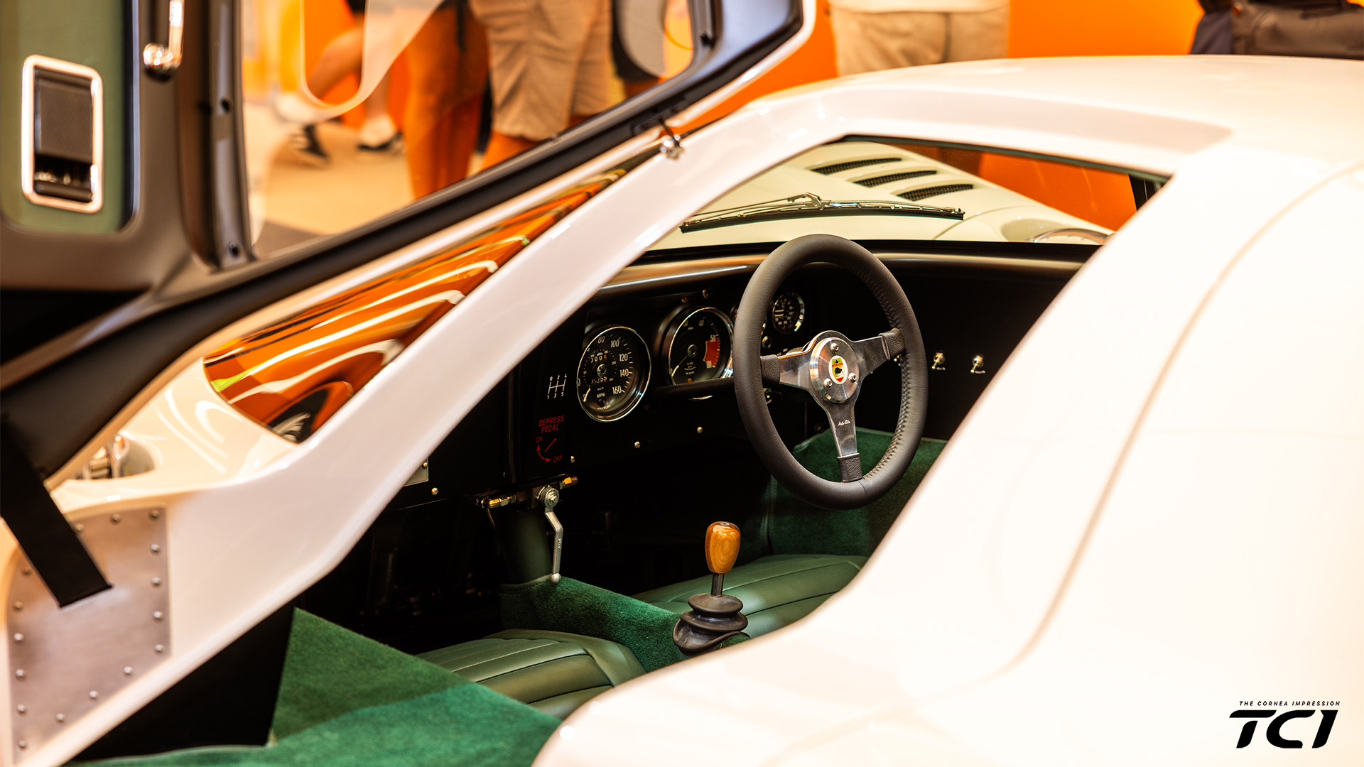 Interior of the Mclaren M6GT at the Goodwood Festival of Speed 2026