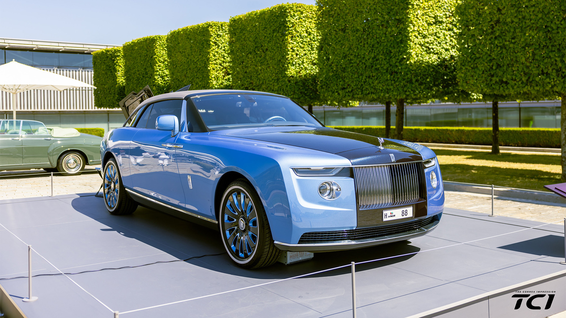 Rolls Royce Boat Tail at the Rolls Royce stand at the Goodwood Festival of Speed 2026