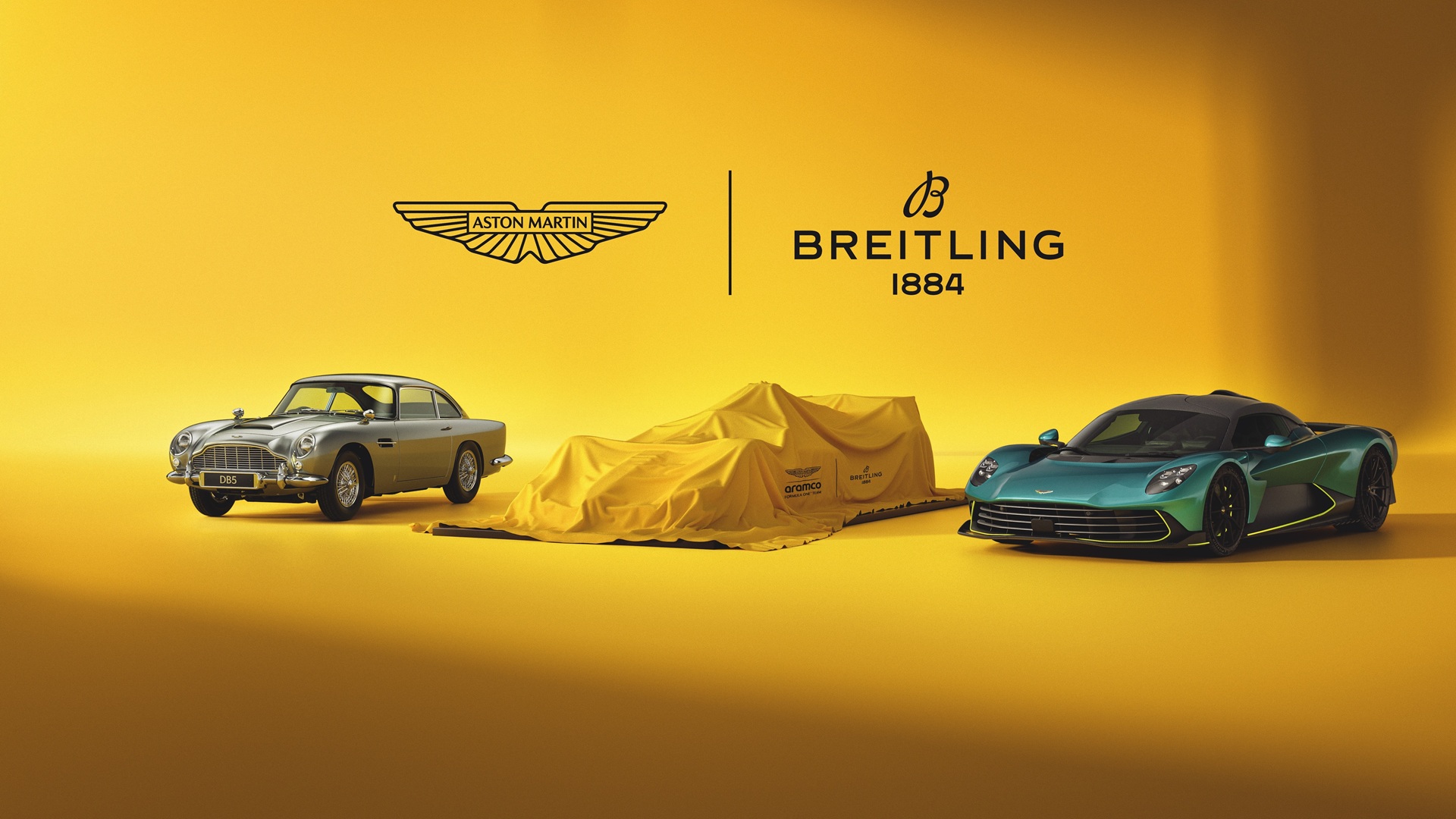 Breitling and Asto Martin forged a new partnership in early 2026. Aston Martin DB5 in this image. Breitling Top Time B01 Chronograph 41 Tribute to Aston Martin DB5.