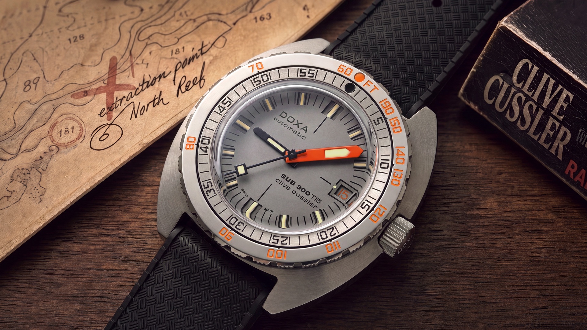 DOXA SUB 300 Ti5 Clive Cussler.