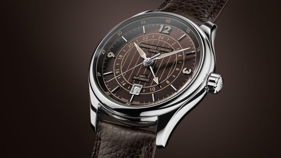 Frederique Constant Classics Runabout Automatic GMT. Brown dial version.