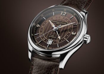 Frederique Constant Classics Runabout Automatic GMT. Brown dial version.