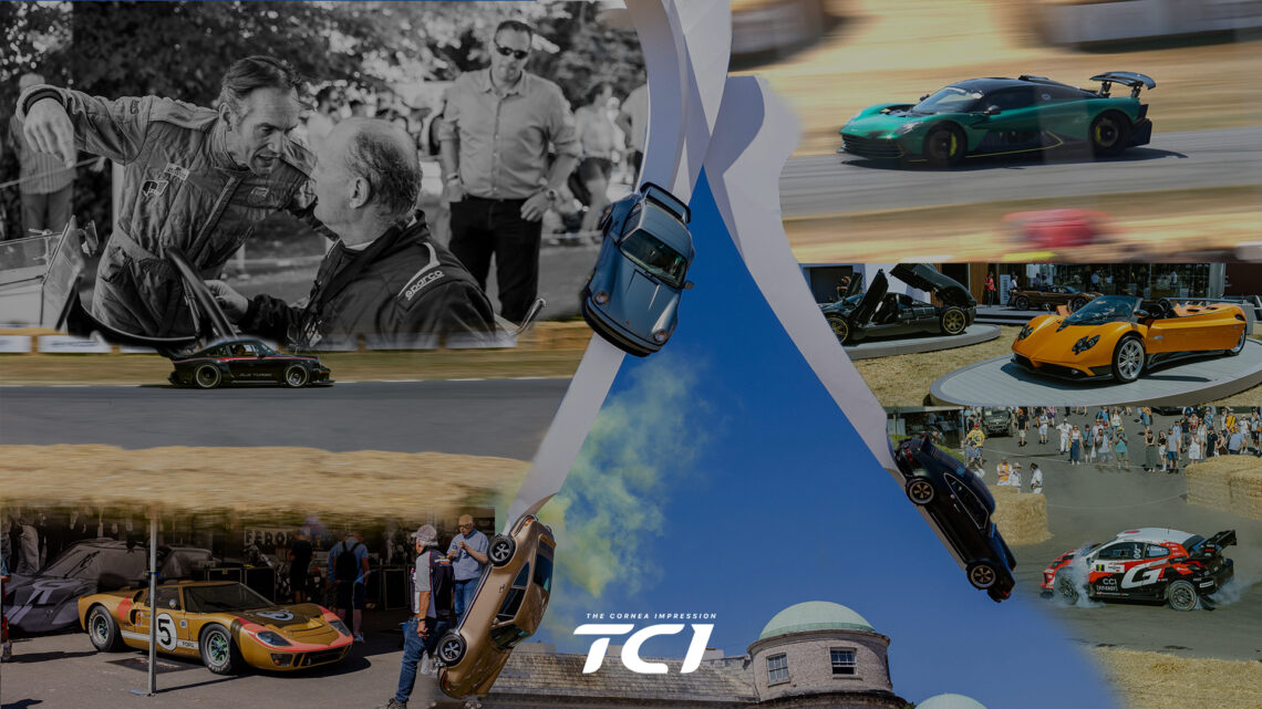A collage of snippets from the Goodwood Festival of Speed 2026