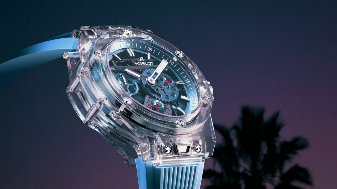 Hublot Big Bang Sapphire Sky Blue.