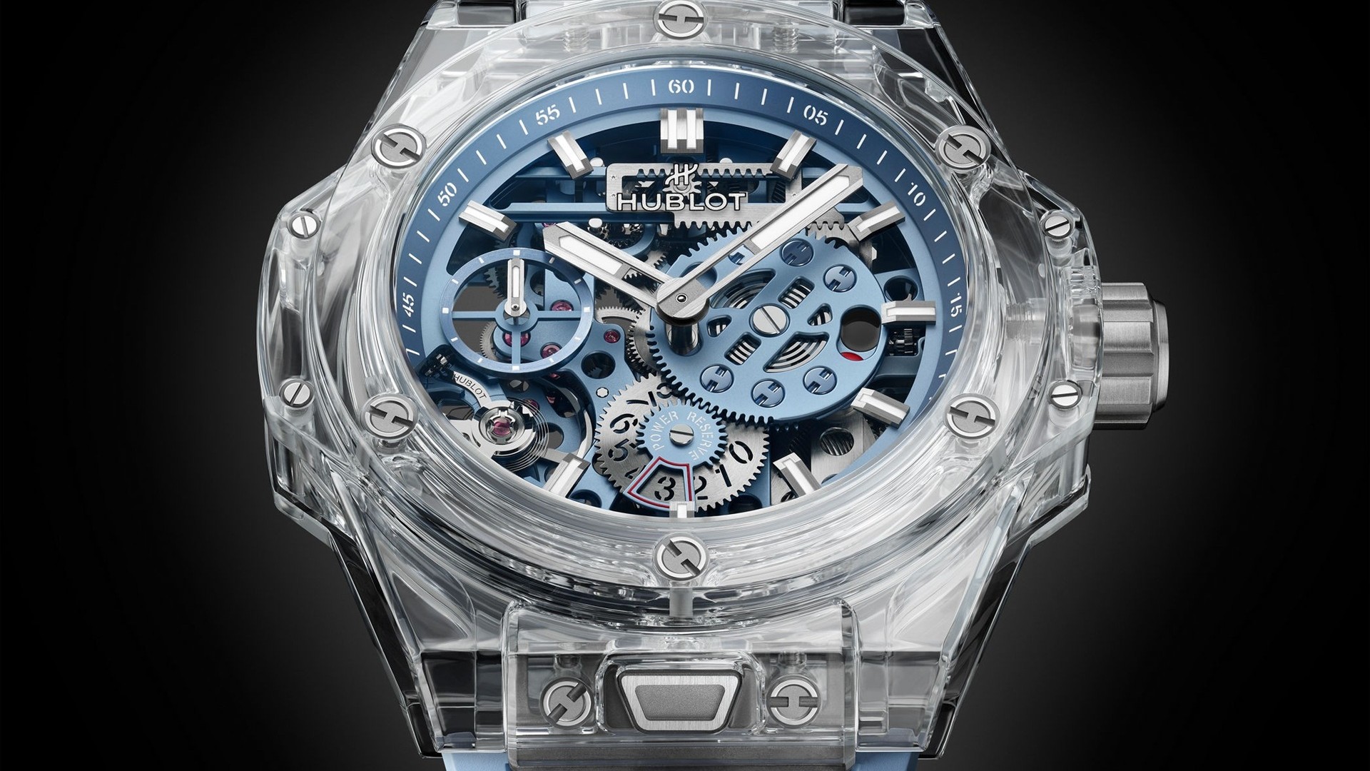 Hublot Big Bang Sapphire Sky Blue.