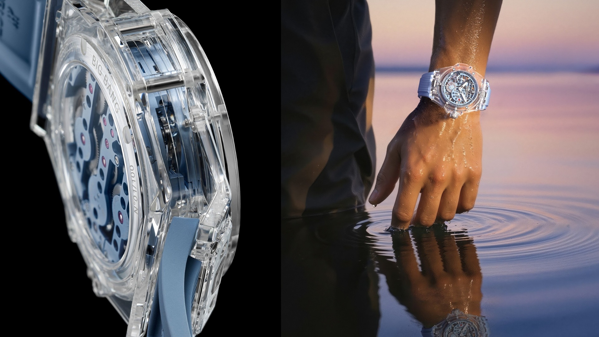 Hublot Big Bang Sapphire Sky Blue.