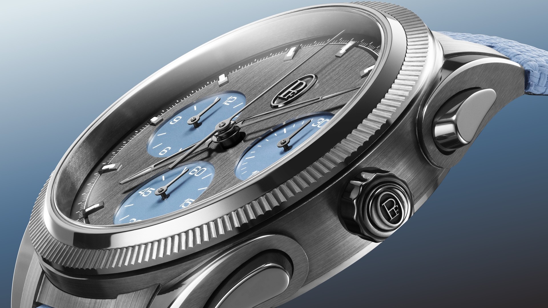 Parmigiani Fleurier PF Sport Chronograph Ultra-Cermet Mineral Blue.