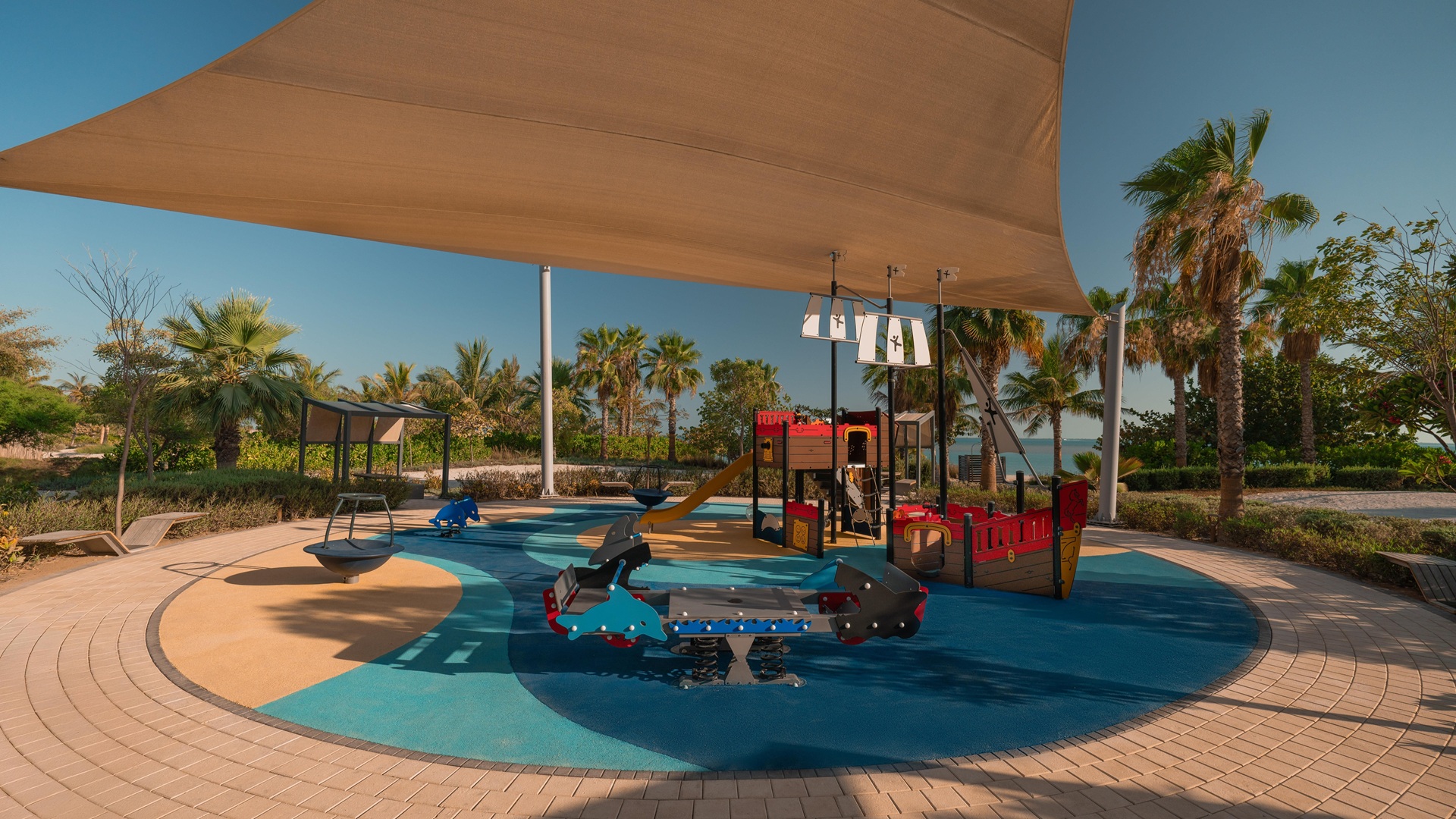 An image of the Kids Playground at Turtle Bay Resort, Saudi Arabia