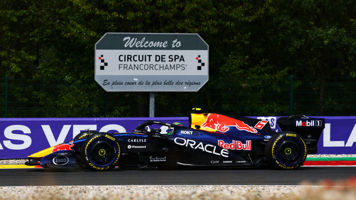 Isack Hadjar at Spa-Francorchamps