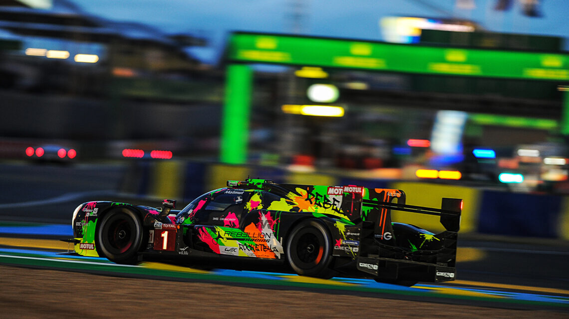 Neel Jani, #1 Rebellion Racing, performs during the 24h of Le Mans, on June 13-15, 2019. Red Bull Content Pool.