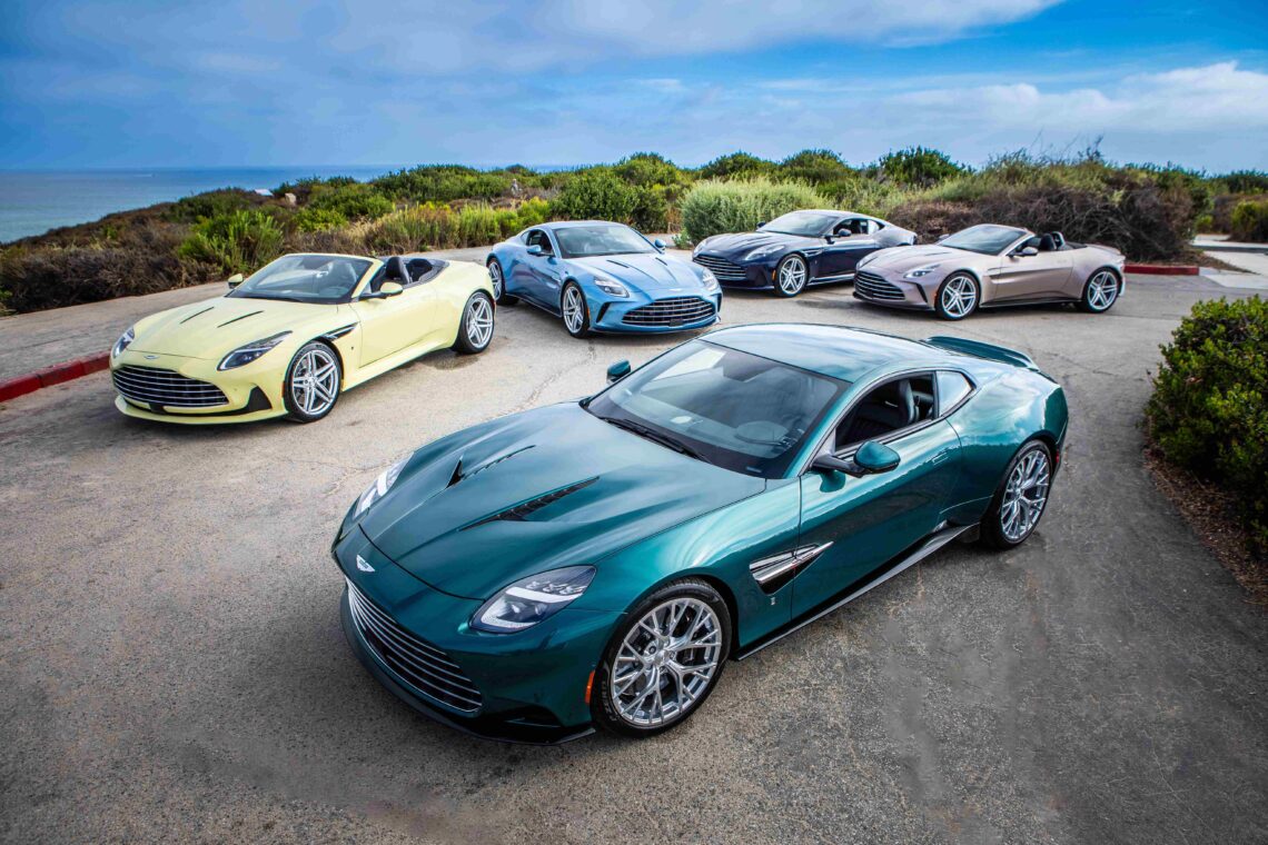 Five Unique Heritage Edition Sports Cars Created by Aston Martin with Inspiration From Original Paint Colours