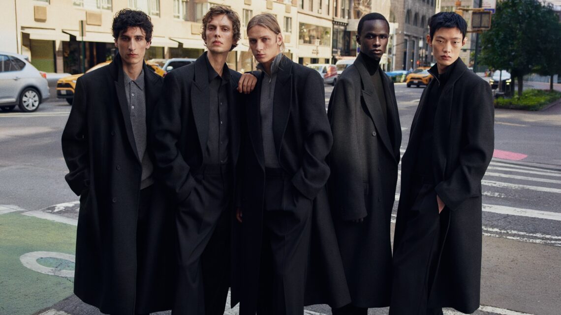 The COS Autumn Winter Menswear 2026: Models sporting select pieces from the collection