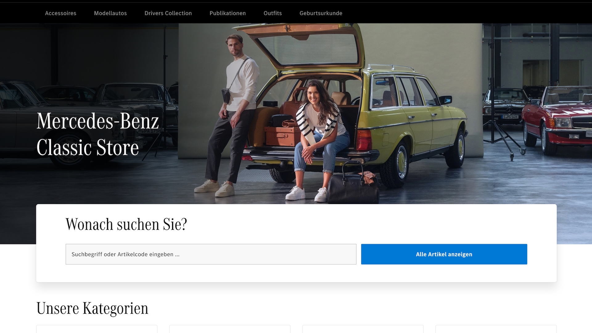 Mercedes-Benz Classic Birth Certificate