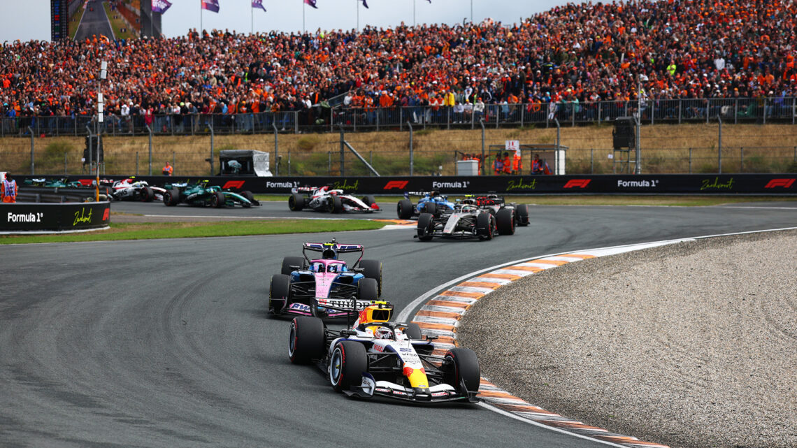 Dutch GP start. Source: Red Bull Content Pool