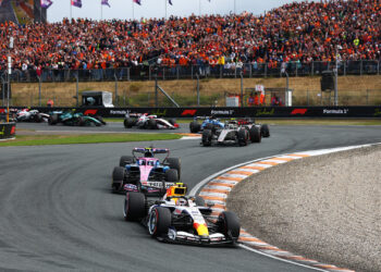 Dutch GP start. Source: Red Bull Content Pool