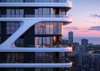 Bugatti Residences Miami: An image taken from the outside of the apartments