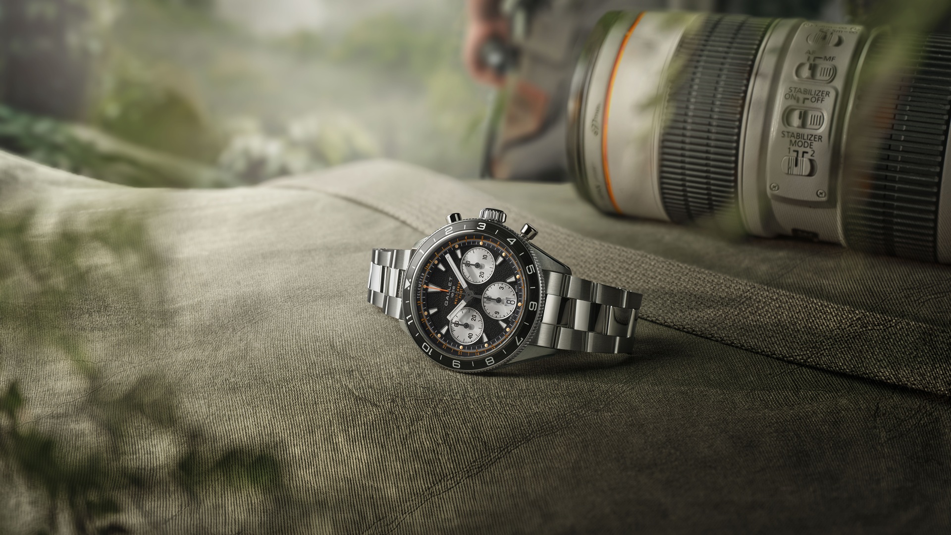 Gallet Multichron Pilot Chronograph 42.