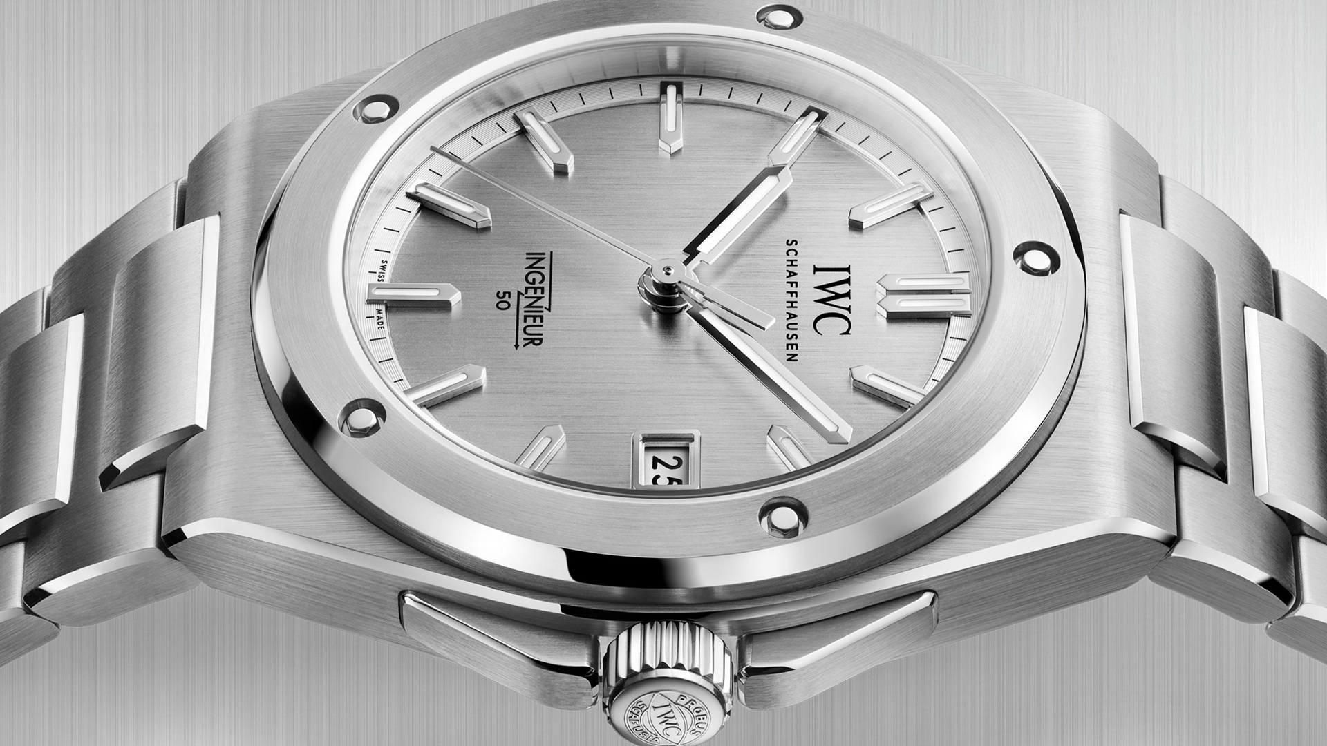 IWC Schaffhausen Ingenieur Automatic 40 50th Anniversary and Ingenieur Automatic 35 40th Anniversary.