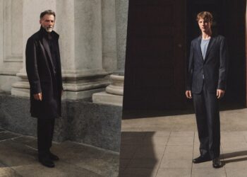 MANGO Superior Denim: A collage of two images featuring models wearing select pieces from the fall-winter 2026 collection