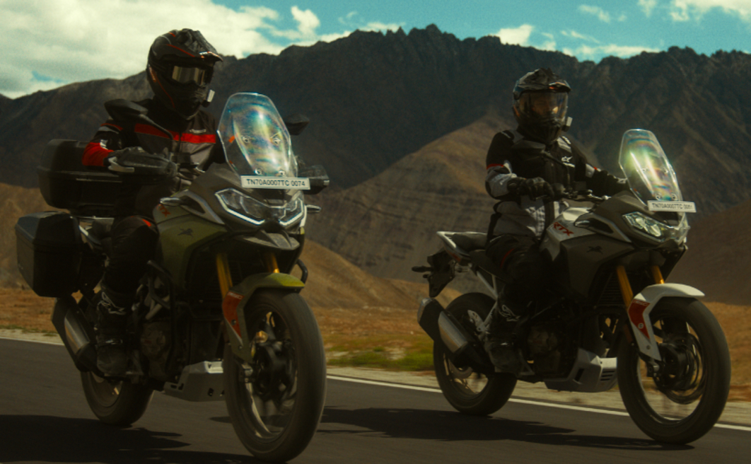 TVS Motor Unveils RTX 300 Adventure Bike in Europe