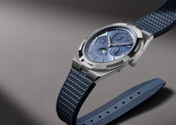 Vacheron Constantin Overseas Perpetual Calendar Ultra-Thin Azure Dial.