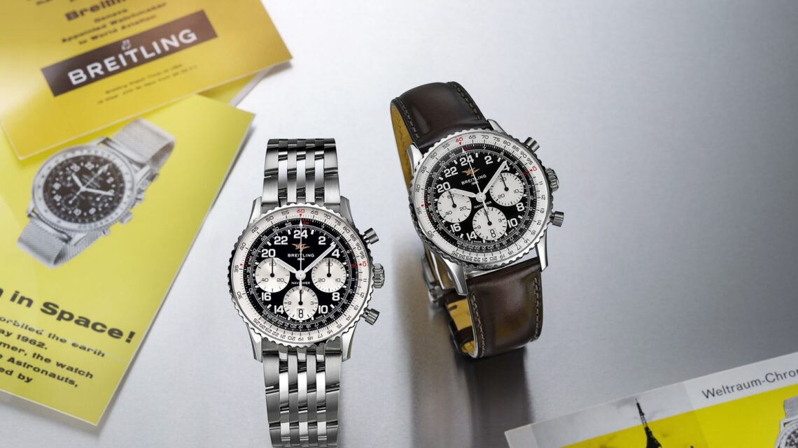 Breitling Navitimer B02 Chronograph 41 Cosmonaute and the Navitimer B09 Chronograph 41.