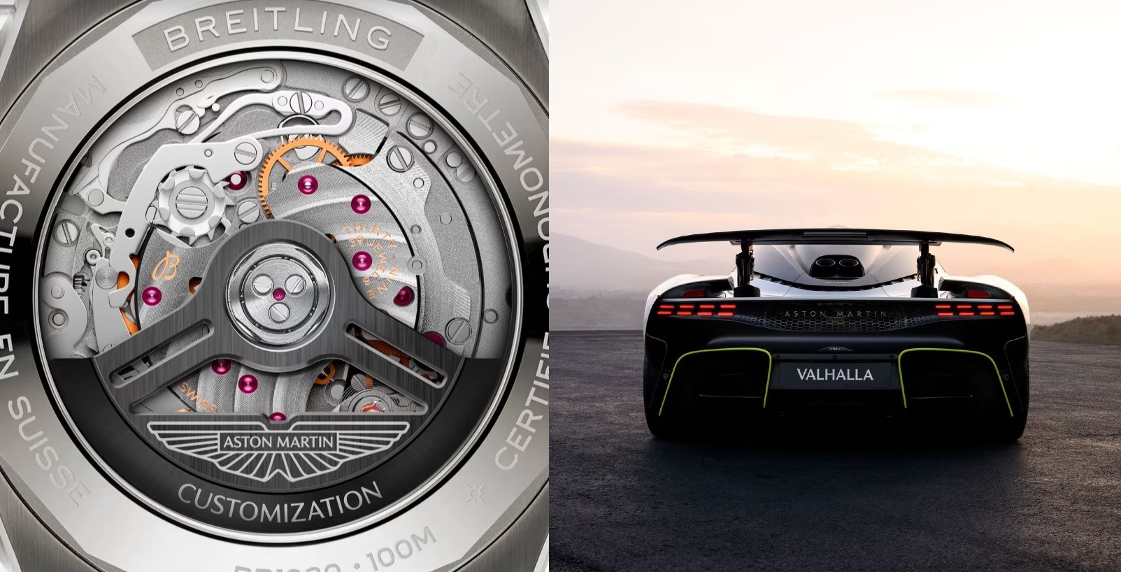 Breitling and Aston Martin bespoke Super Chronomat experience.