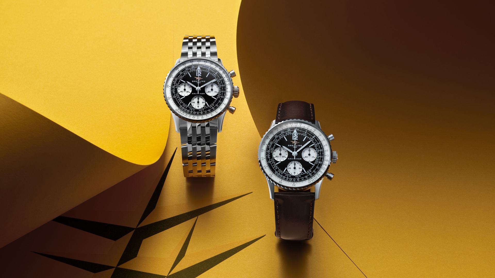 Breitling Navitimer B02 Chronograph 41 Cosmonaute and the Navitimer B09 Chronograph 41.