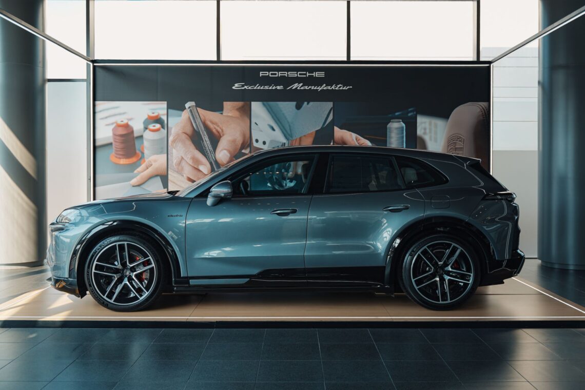 Porsche Cayenne Turbo Electric Displays Personalisation by Porsche Exclusive Manufaktur in Dubai