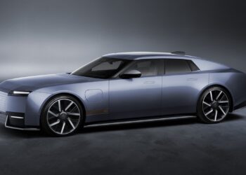 Jaguar Type 01 - A static image in blue with a focus on the front-left side