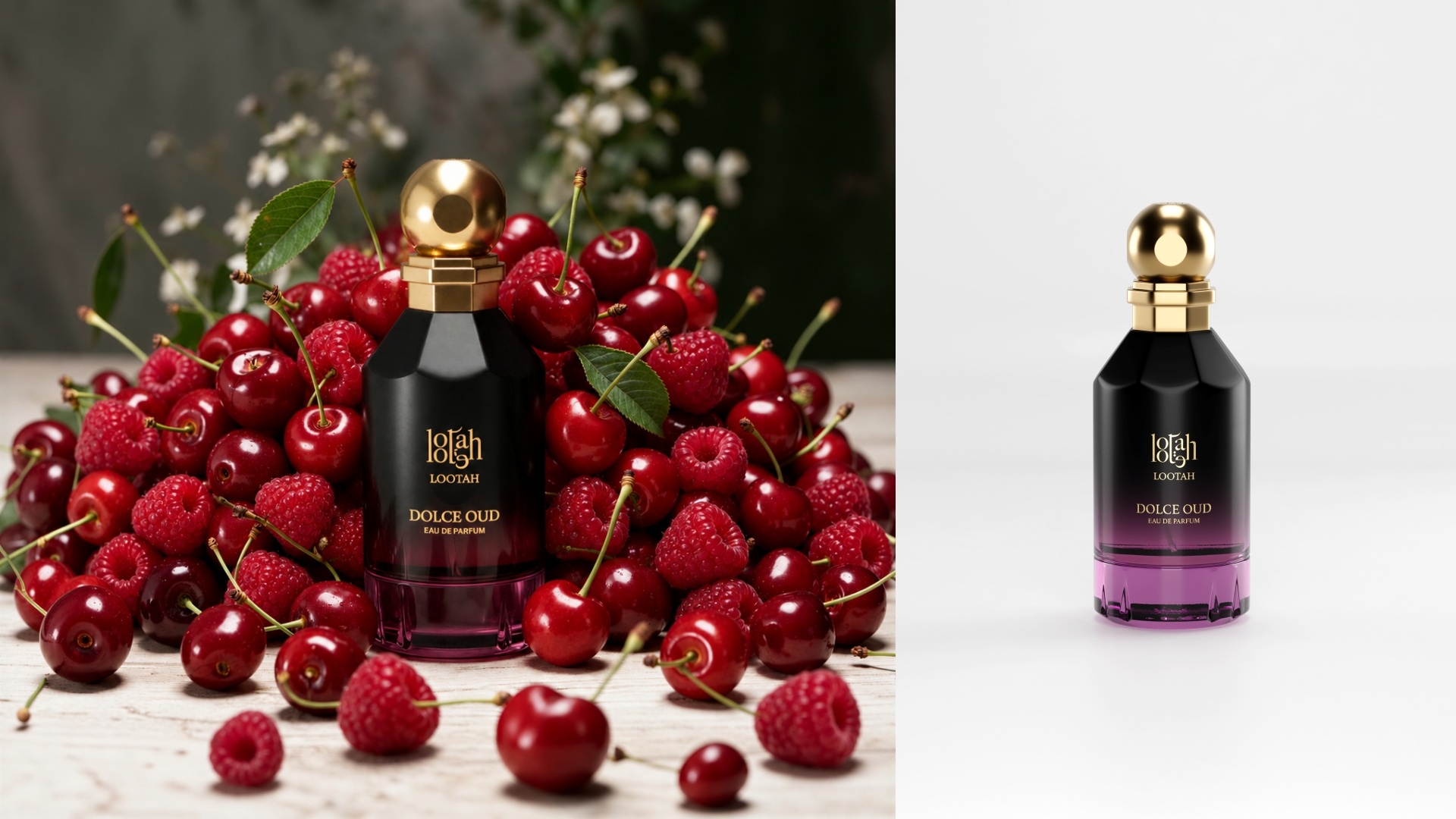 Lootah Desert Oud and Dolce Oud Launched: A collage of two images for Lootah Dolce Oud