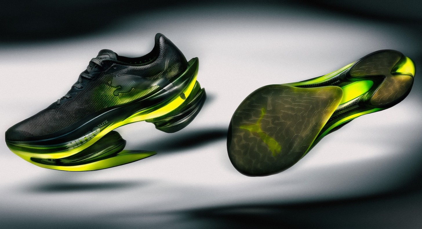 PUMA FAST-RB 2: An image that shows the top and the bottom of the shoe