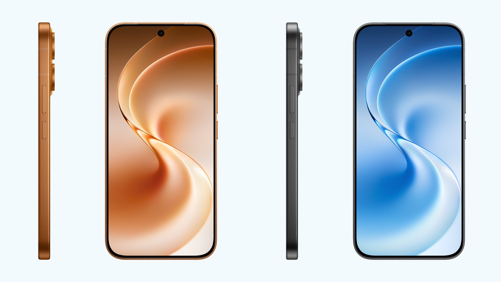 vivo in the UAE: A collage of two images with the colour options of the vivo V80.