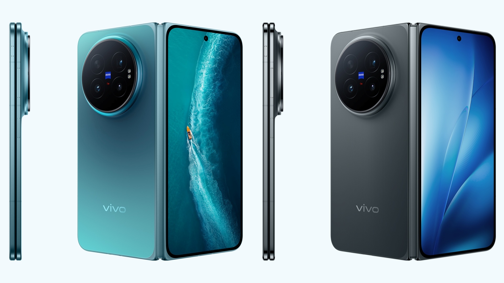 vivo in the UAE: A collage of two images with two colour options for the vivo X Fold6