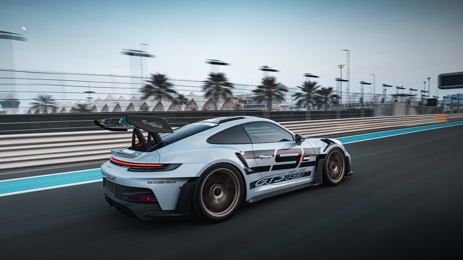 Porsche 911 GT3 RS At Yas Marina Circuit
